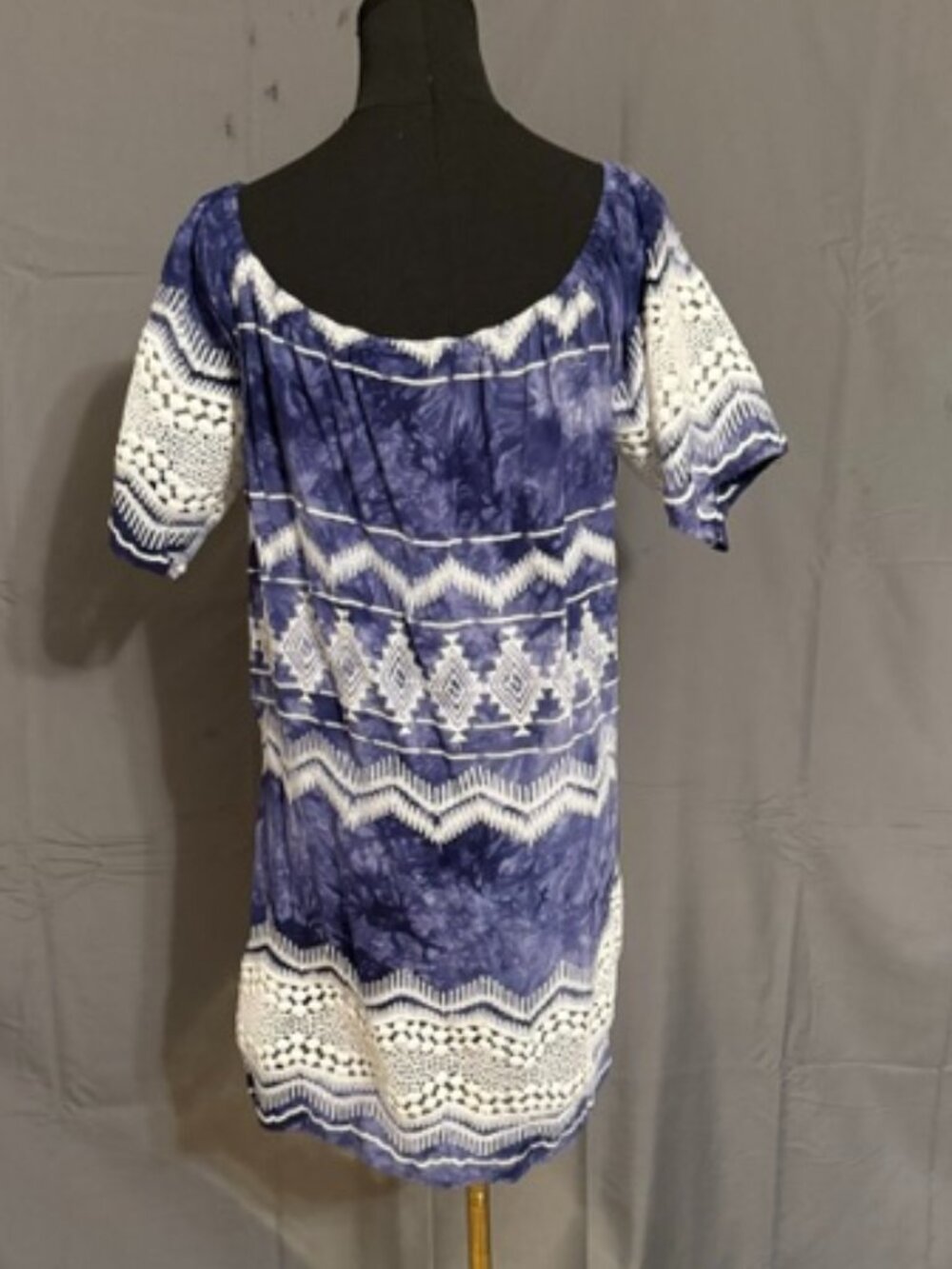 LA BLANCA Tie Dye Tunic Blouse Size M - Picture 2 of 3